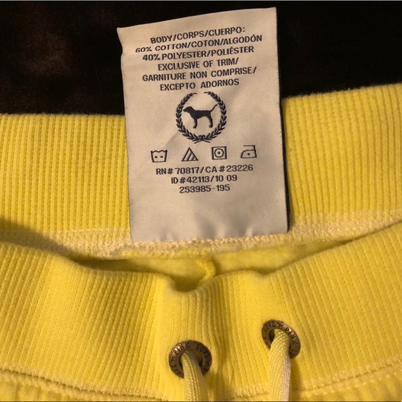 PINK! Victoria’s Secret Neon Capri Sweatpants - Picture 6 of 8